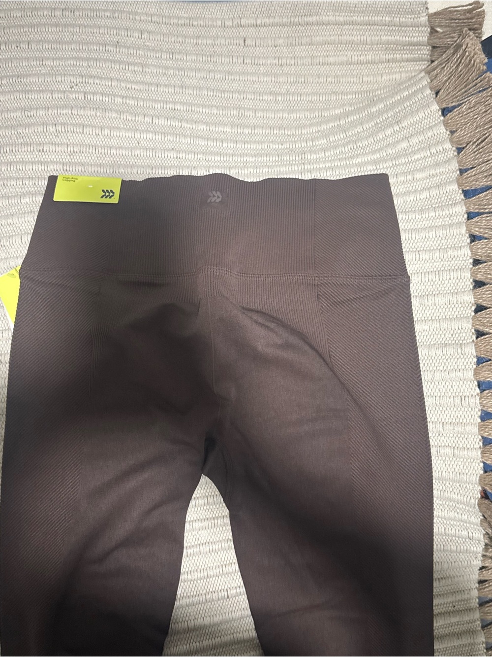 Target Brown Ribbed Leggings - Picture 6 of 7